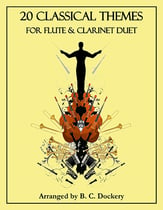 20 Classical Themes for Flute and Clarinet Duet P.O.D cover